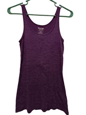 Mossimo Supply Co. Purple Heather Scoop Neck Tank